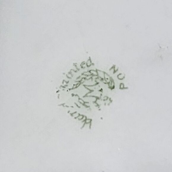 Nipon Morimura Bros Hand Painted Square Creamer w Lid Floral Gold Trim Rare Vtg - Picture 11 of 16